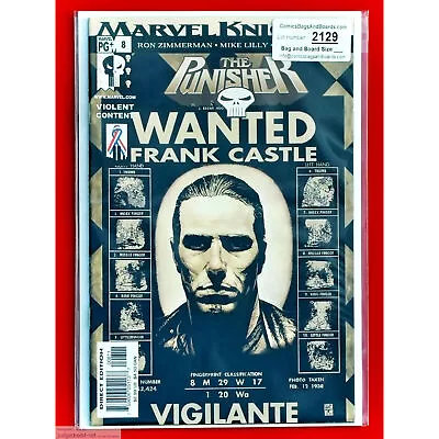 Buy Punisher # 8 Wanted Frank Castle    1 Marvel Knights Comic Book Issues (Lot 2129 • 8.50£