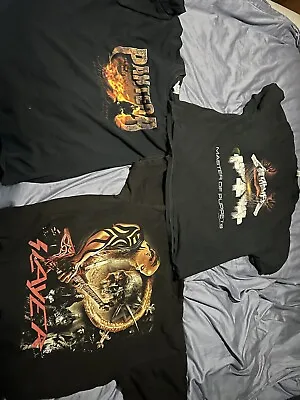 Buy Metal Shirts Size Xl Metallica + Slayer + Pantera • 18£