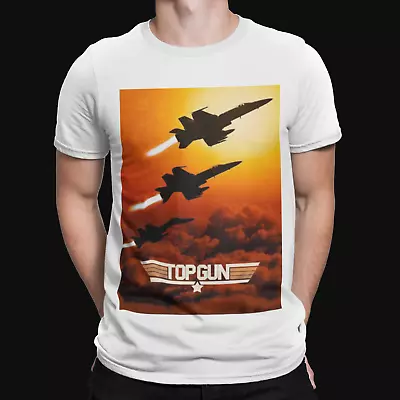 Buy Top Gun T-Shirt Jet Plane  Retro Cartoon Movie Tee  Boys Girls Kids • 6.99£