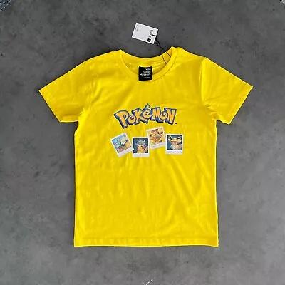 Buy Pokémon X Van Gogh Museum [New With Tags] Kids Yellow T-Shirt Children Pikachu • 19.95£