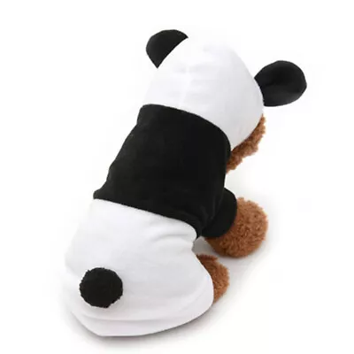 Buy Dog Panda Costume Pet Puppy Hoodies Clothes Coat Autumn Dress Size XL • 9.58£