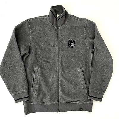 Buy Bossini Harry Potter Size M Fleece Full Zip Jacket Grey Slytherin Shield Patch • 23.13£
