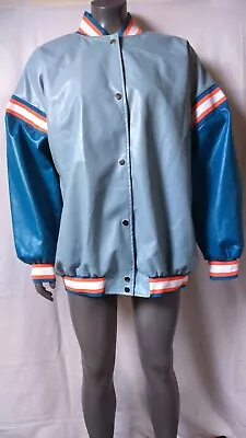 Buy Oversized Faux Leather Varsity Jacket. Uk 14. Hip Hop Styley. • 19.99£