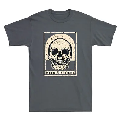 Buy Memento Mori Stoicism Philosophy Philosopher Vintage Men's Short Sleeve T-Shirt • 14.99£