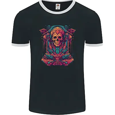 Buy Skull Resurrection Mens Ringer T-Shirt FotL • 9.99£