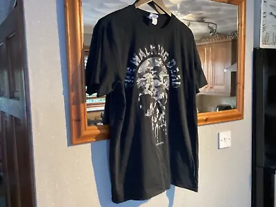 Buy Walking Dead Camo Skull T Shirt Sixe Xl • 5.99£