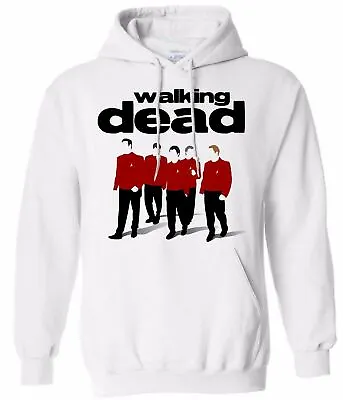 Buy Dead Red Shirts Men's Hoodie - Space Kirk Ship Time Travel Xmas Gift Sc Fi Spock • 29.99£