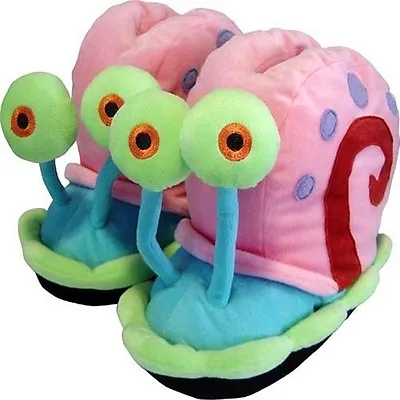 Buy SpongeBob-SquarePants -Gary The Snail Size 5 Novelty 3D Fun Slippers Gift UK-- • 16.89£