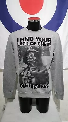 Buy BNWT Star Wars Darth Vader I Find Your Lack Of Cheer Disturbing Xmas Sweater Med • 19.99£