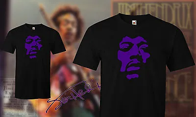 Buy Jimi Hendrix – Voodoo Chile – Purple Face - T-Shirt / T Shirt Black • 12.99£