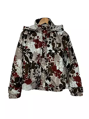Buy Zara Basic Womens Camo Jacket Lightweight Adjustable Hem Removable Hood Size S • 21.99£