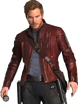 Buy Marvel Guardians Of The Galaxy Starlord Leather Jacket • 385.51£