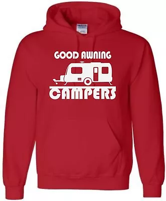 Buy Good Awning Campers Caravan Hoodie, Camping Hoody, Glamping Hooded Sweat • 20.99£