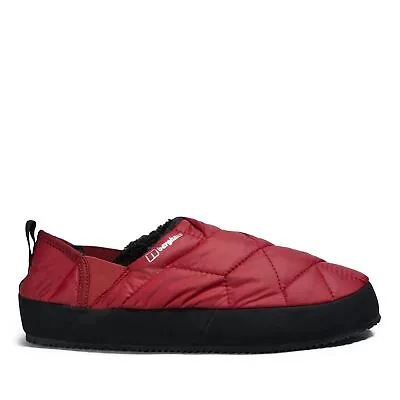 Buy Men's Slippers Berghaus Bothy 2.0 Synthetic Insulated Slip On In Red • 39.99£