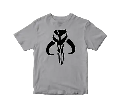 Buy Skull Boba T-shirt Bounty Hunter Mandalorian Jedi Boba Fett Yoda Ahsoka Tano Top • 9.99£