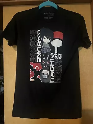 Buy Naruto Shirt Youth Small Black Shrt Sleeve Cotton Kakashi S • 5.53£