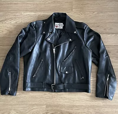 Buy Sears Steerhide Leather Perfecto Jacket Schott Style  Size 46 • 199£