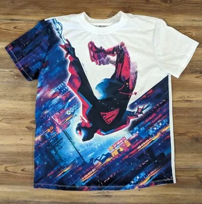 Buy Marvel Spiderman Miles Morales T Shirt Artist Series - Size Small- Disney • 11.37£