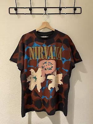 Buy 1993 Nirvana Heart Shaped Box Tee T Shirt Giants Large Made In USA • 100£