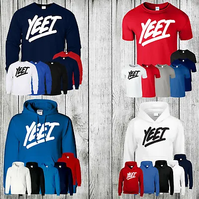 Buy Yeet Mens T Shirt Hoody Sweat LazarBeam Merch Gaming Viral Youtuber Kids Tee • 23.49£