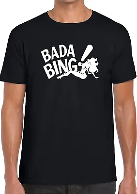 Buy Bada Bing Unisex T-shirt The Sopranos Tshirt Gangster Mobster Strip Club Novelty • 13.95£