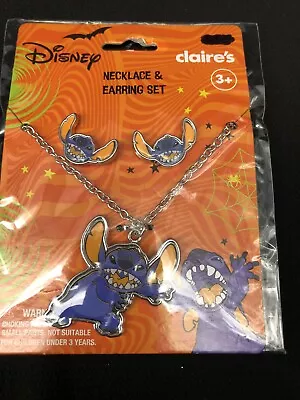 Buy Disney Stitch Necklace & Earring Set • 11.56£