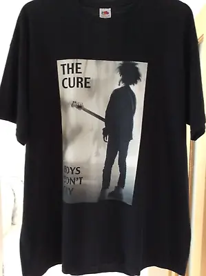Buy The Cure T Shirt 'Boys Don’t Cry'  New Wave Punk Rock Music Top  Size XXL  2XL • 14.99£