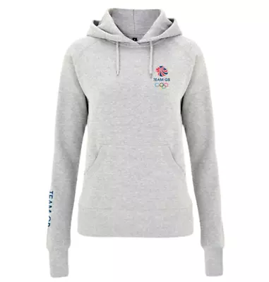 Buy Team Gb Official Olympic Small Logo Grey Hoodie Size Small Uk 10/12 £50 Bnwt • 29.99£