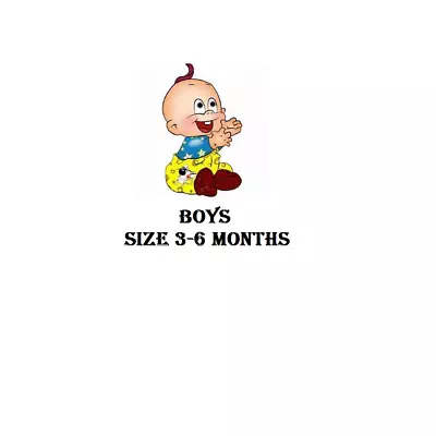 Buy Boys Clothes Make Your Bundle Size 3-6 Months • 1£