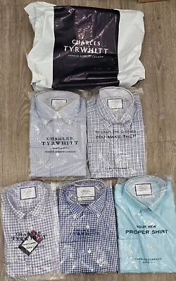 Buy Charles Tyrwhitt - 5 Assorted Slim Fit Shirts UK 15  Collar 34 Inch Sleeve -BNIB • 169.99£