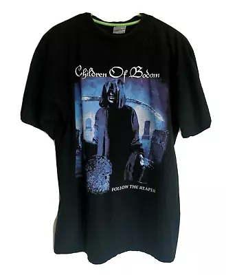 Buy Children Of Bodom Follow The Reaper Vtg T-shirt Album Cover Size:L • 162£