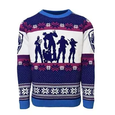 Buy Marvel Guardians Of The Galaxy Christmas Jumper, Size Large, Colourful Jumper • 29.99£