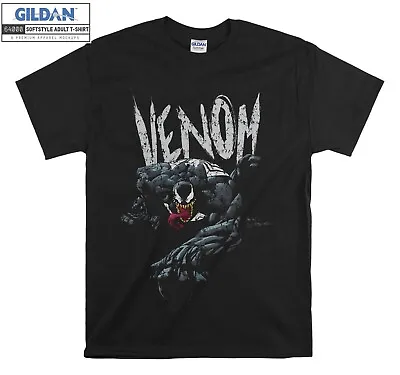 Buy Marvel Venom Eddie Brock T-shirt Gift Hoodie T Shirt Men Women Unisex 6415 • 20.95£