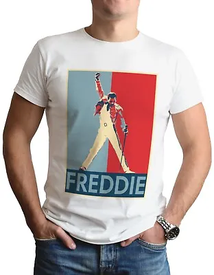 Buy Freddie Mercury T-Shirt Music Queen Gay Icon Pride Art Band T Shirt Gift Tee Top • 7.99£