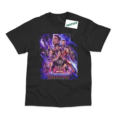 Buy Avengers End Game Inspired Movie Poster Printed T-Shirt • 10.95£