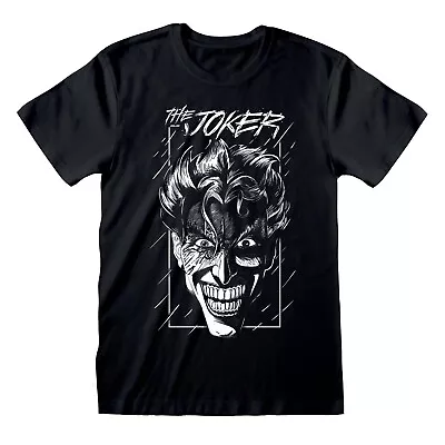 Buy DC Batman - Joker Sketch T-Shirt (Black) • 10.69£