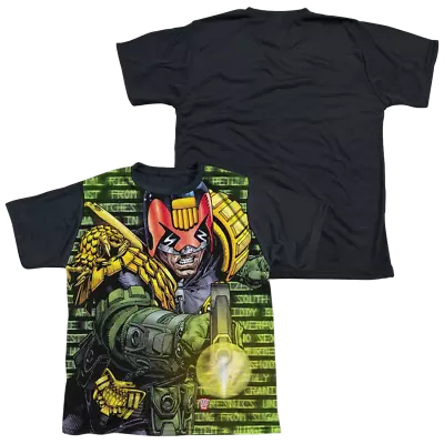 Buy Judge Dredd Matrix Youth Black Back T-Shirt (Ages 8-12) • 22.73£