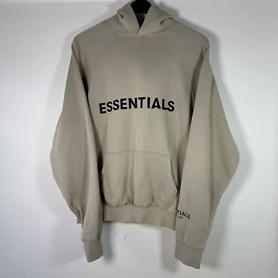 Buy Fear Of God Essentials Hoodie Light Brown Small Oversized READ DESC • 34.94£