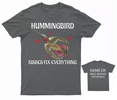 Buy Hummingbird Kisses Fix Everything T-Shirt Personalised • 12.95£