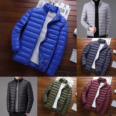 Buy Male Mens Coat Leisure Winter Autumn Bodywarmer Lightweight Long Sleeve • 27.67£