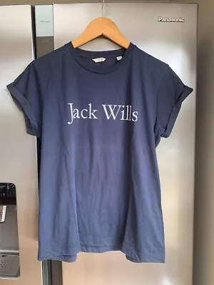 Buy Jack Will T Shirt Navy Size 10 - Lovely! • 4£