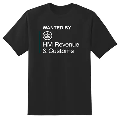 Buy Wanted By Hmrc- Christmas Xmas Novelty Funny Gift Idea T Shirt Adult Unisex • 14.99£