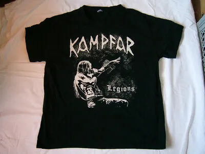 Buy KAMPFAR – Rare Old Legions T-Shirt!! Black, Viking, Pagan, Metal, 05-23 Some, Ma • 30.83£
