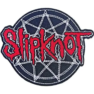Buy Slipknot Red Logo Over Nonogram Sew Iron Patch Official Metal Band Merch • 6.26£