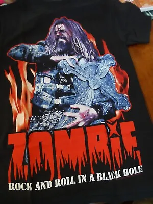 Buy ROB ZOMBIE - 2013 Rock And Role In A Black Hole T-shirt ~Never Worn~ Small • 23.72£