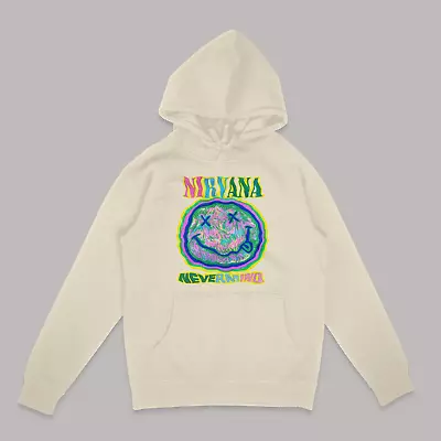 Buy Nirvana Hoodie  Smile Band Logo New Official Unisex   Pullover • 24.99£