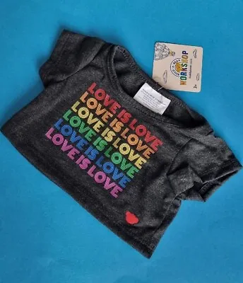 Buy Pride Build A Bear Rainbow T Shirt Love Is Love Outfit Clothes Bnwt 2023  • 11.69£