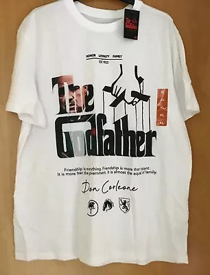 Buy The Godfather Don Corleone: Honor Loyalty Family EST. 1925 White T-shirt XL • 19.99£