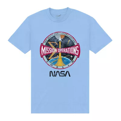 Buy Official NASA Mission Ops T-Shirt Short Sleeve Crew Neck T Shirt Cotton Tee Top • 22.95£