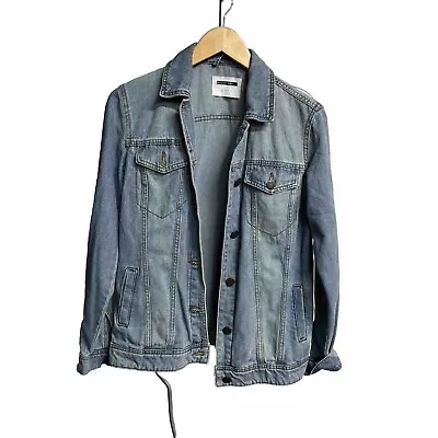 Buy Noisy May Denim Jacket Blue Size XS • 6£